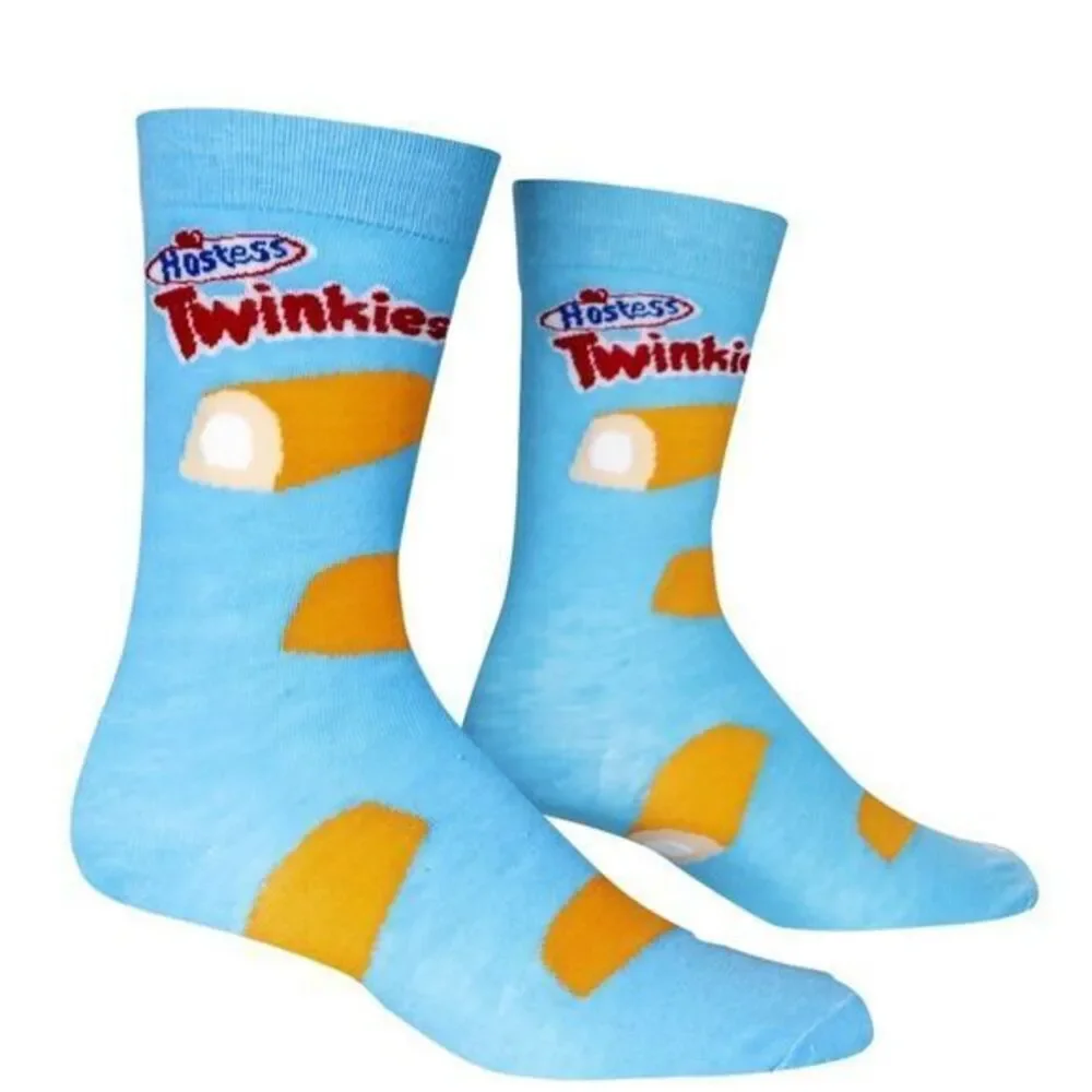 Novelty Crew Socks Cookies and Twinkies‎ Mens Size 6-12
